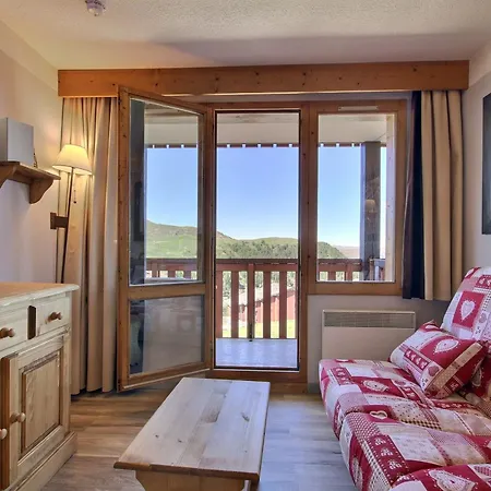 Confortable Avec Balcon Au Pied Des Pistes - Fr-1-455-163